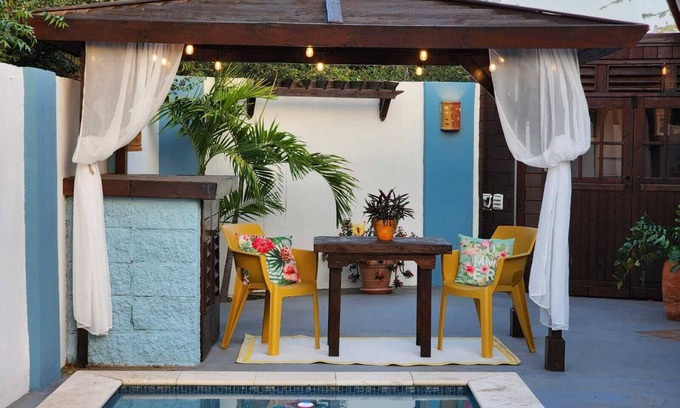 Kudawecha Villa | Cas Elysee: Romantic & Private 2BR/2BT Oasis with Plunge Pool-7 MD to Palm Beach