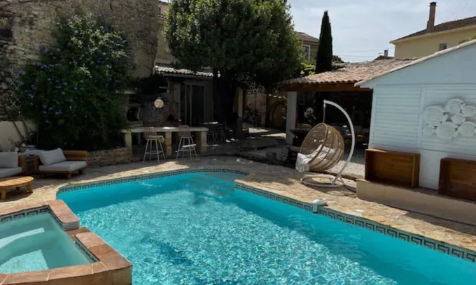 Vauvert Villa | Casa Angel -villa Bohème Avec Piscine et Clim !