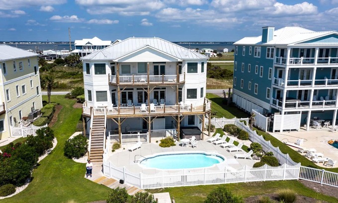 Emerald Isle House | Casa Bianco, Oceanfront House in Emerald Isle, NC!