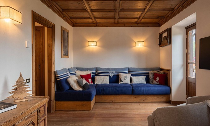 Cortina d'Ampezzo Apartment | Casa Blue Lodge, panoramic and comfortable