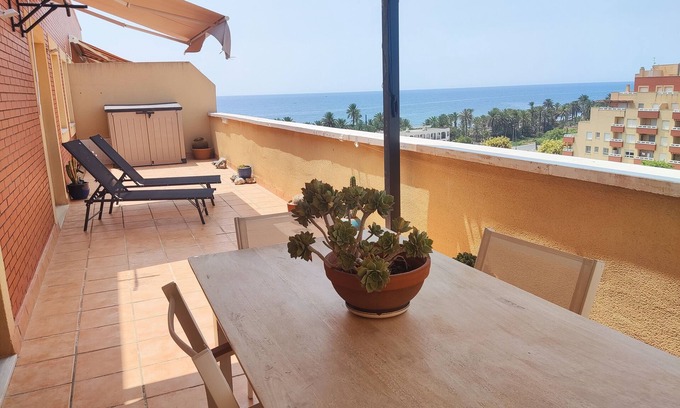 Roquetas de Mar Apartment | Casa Helios - Beautiful penthouse with sun, sea and relaxation