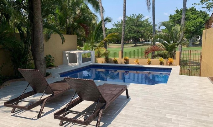 Marina Vallarta House | Casa Mojo - Pool overlooking the Marina Golf Course