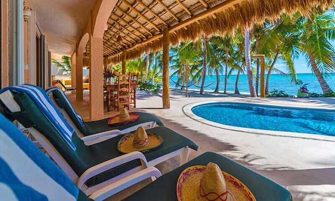Soliman Bay Villa | Casa Rosa Crystal Sand Exquisite Beach & Pool Minutes from Tulum