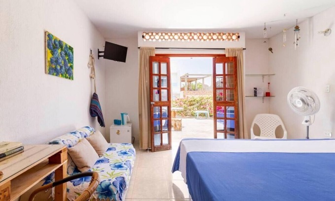 Taganga House | Casa Tara Double room with terrace and sea sight