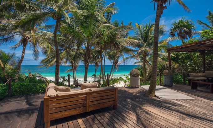 Zona Hotelera Villa | CASA ZABA 3BR OCEAN FRONT