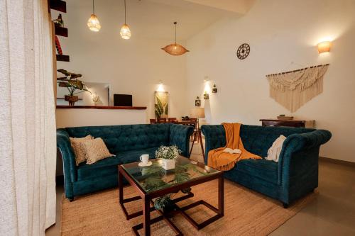 Kudal Apartment | CasaKai 2BHK Bohemian Spread with 3 Patios & Pool, Near Thalassa