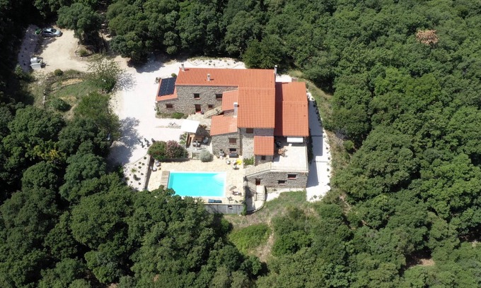 Argeles-sur-Mer Other | Catalan farmhouse with sea view, 65 ha of private forest, biodiversity conservation