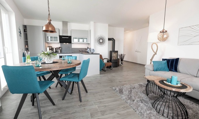 Olpenitz Apartment | Catamaran - sauna, water view, balcony, barbecue