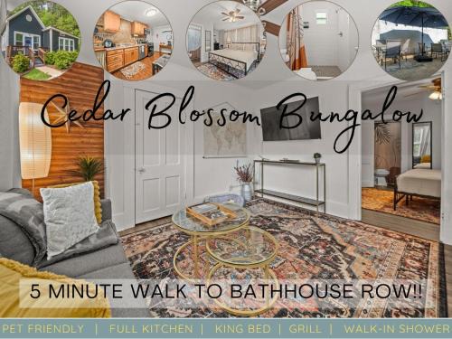 Hot Springs House | Cedar Blossom Bungalow is a cozy getaway with a 5 minute walk to downtown!