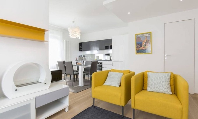 Lugano City-Centre Apartment | Central Modern two-bedroom apartment near Lake Lugano - MARAINI 34