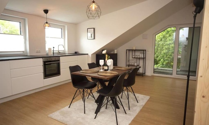 Bayreuth Apartment | Central Penthouse Apartment w/Terrace BBQ