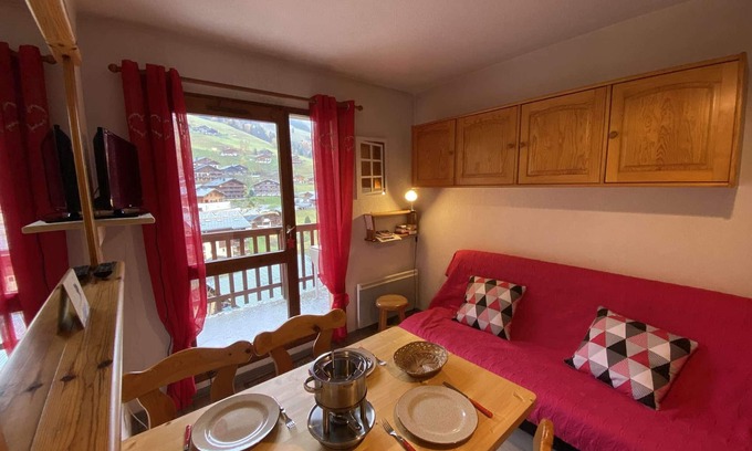 Areches Apartment | Central Village Apt, Sleeps 4, Close to Slopes, Pool Access