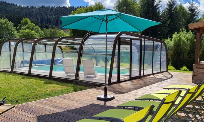 Gerardmer Ski Chalet | Chalet 15 people Swimming pool all year round, Spa Sauna, Billiards, Boules pitch