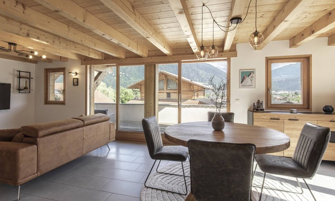 Passy Ski Chalet | Chalet Alpea - Jacuzzi -Vue montagne -Neuf