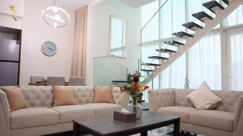 Masdar City Apartment | Chalet Blissful - Serene 2BR Duplex Stay in Oasis, Near Masdar Park