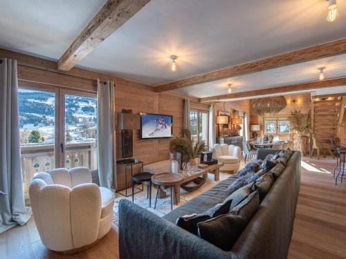 Demi-Quartier Ski Chalet | Chalet Chic Rénové à Proximité des Pistes – 5 Chambres pour 11 Personnes - FR-1-569-36