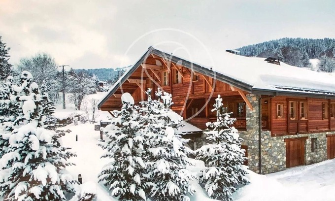 Demi-Quartier Ski Chalet | Chalet Demi-Quartier facing Mont Blanc 6 bedrooms