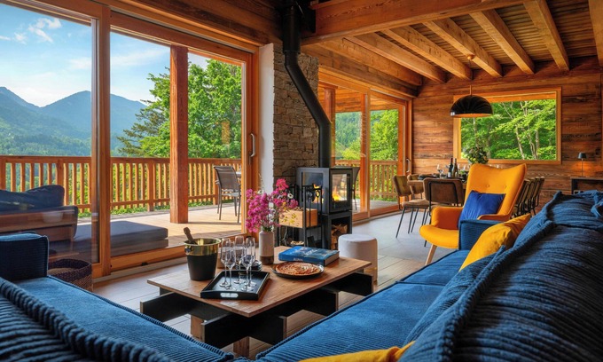 Saint-Pierre-d'Entremont Ski Chalet | Chalet Emeraude des Alpes - peaceful break in the mountains - OVO Network