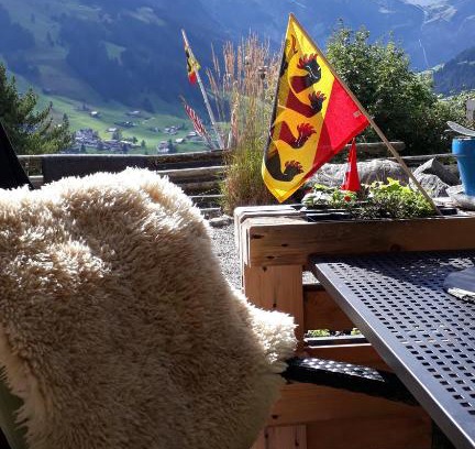 Adelboden Apartment | Chalet Gotthelf Gartenstudio, Ferien mit Hund