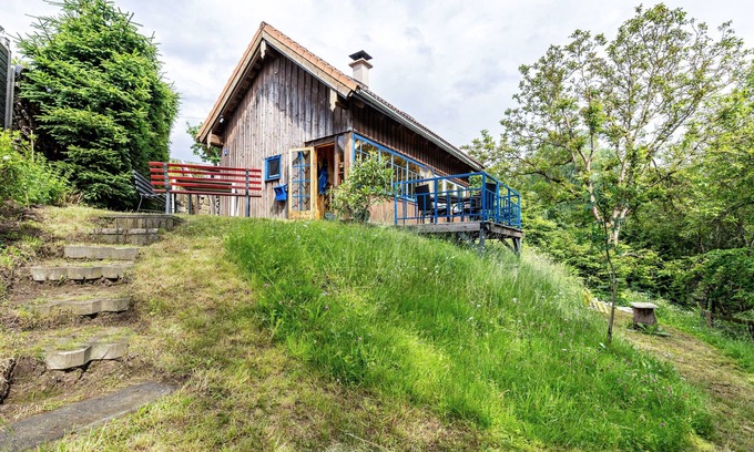 Hohnstein House | Chalet 'Kletterhütte Sächsische Schweiz' with Private Terrace and Wi-Fi