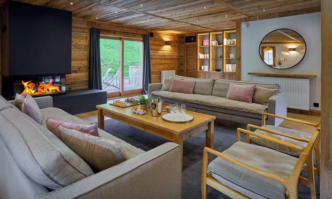 Samoens Ski Chalet | Chalet Les Pellys - superb alpine views and spa - OVO Network