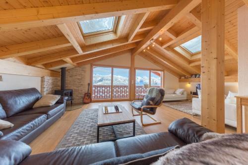 Saint-Pierre-de-Clages Ski Chalet | Chalet Nid Blanc