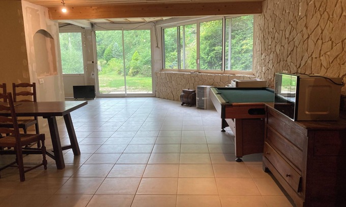 Breviandes Ski Chalet | Chalet, trapper room, garden level in Bréviandes