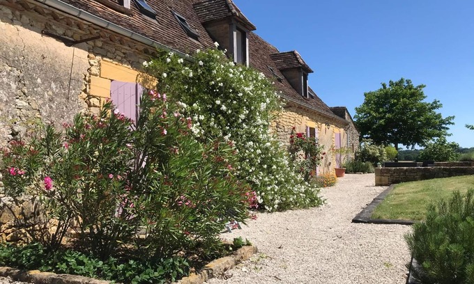 Saint-Avit-Senieur House | Chambres D'Hôtes La Ferme de la Croix