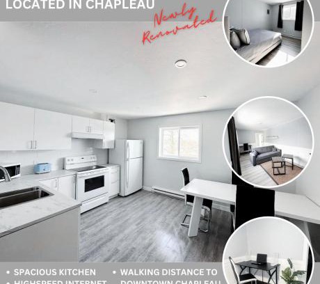 Chapleau Apartment | Chapleau Hidden Gem, 1 Bedroom