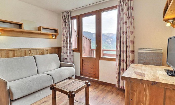 La Perriere Apartment | Charmant 2 Pièces avec Balcon à La Tania - Résidence Skis aux Pieds - FR-1-182A-9