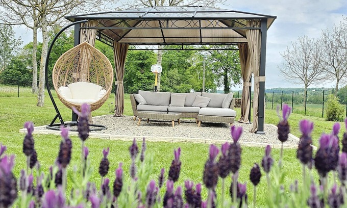 Parranquet House | Charmant Gîte Piscine Privée Chauffée Climatisé Wifi aux Portes du Périgord 4