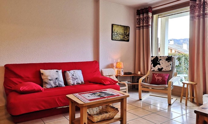 Notre-Dame-de-Bellecombe Apartment | Charming 2-Room Apartment in Notre-Dame-de-Bellecombe – Sleeps 6, Near Slopes and Village Center