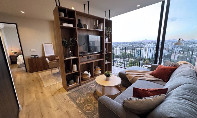 Providencia Apartment | Charming 1-bedroom apartment in terrific Guadalajara with infinity pool, Gym