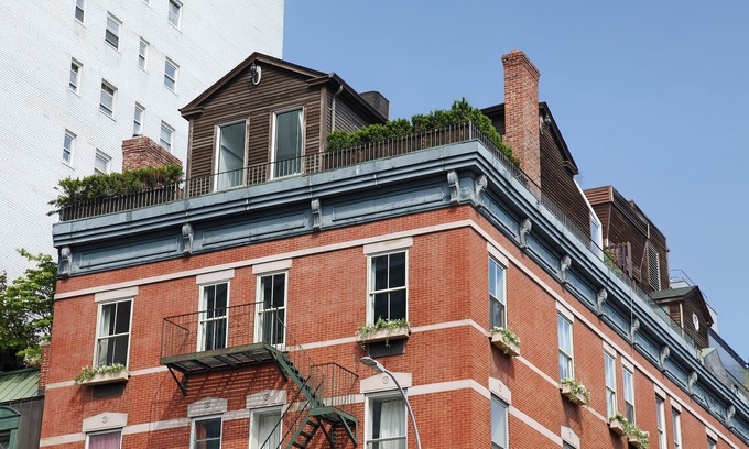 Ukrainian Village Apartment | Charming and Rustic "Rooftop Cottage" with Fireplaces and Outdoor Spaces