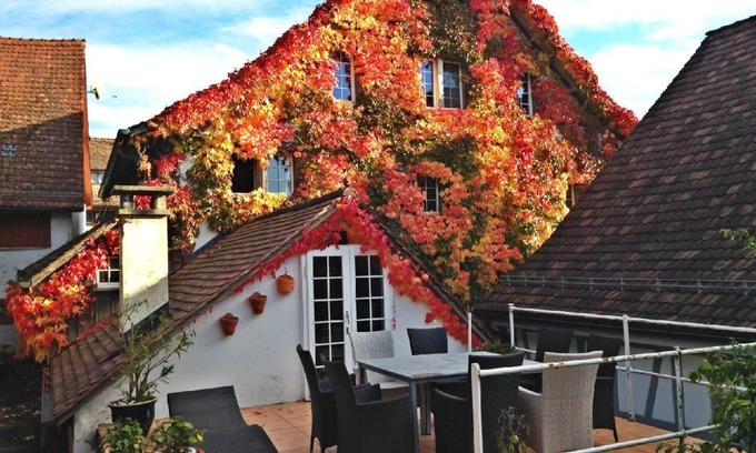 Andelfingen District Apartment | Charming historic house near the Rhine Falls