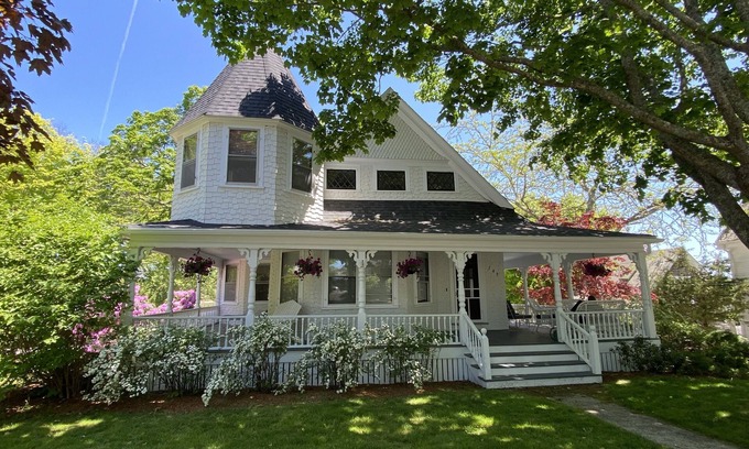 Wellfleet House | Charming Waterview Victorian w/Cottages near beach, harbor & town
