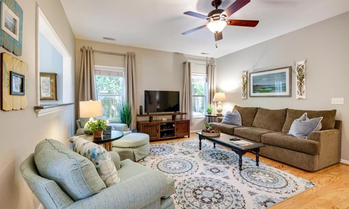 Wilmington House | Charming Wilmington Home with Patio about 7 Mi to Beach!