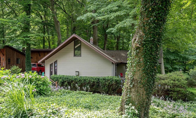 Port Sheldon Township House | Charming Wooded Cottage with Lake Michigan Access!