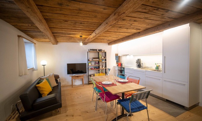 Engadin Scoul Apartment | Chasa Bijou: Idyllic 3-room apartment in the quiet mountain village of Ftan