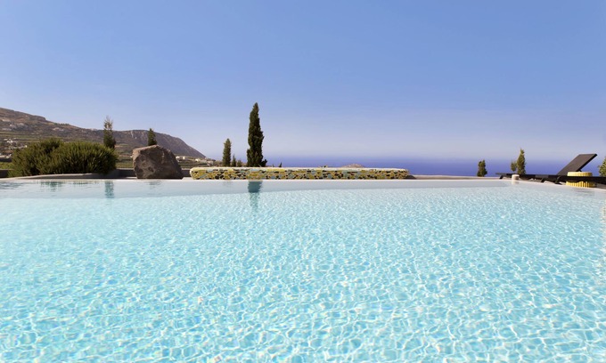 Santorini Villa | Chelona Villa Sea View Private Pool