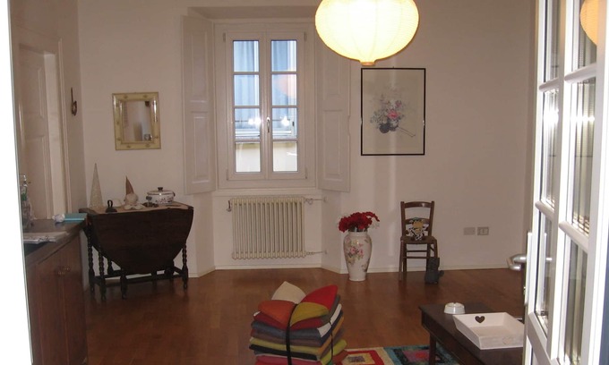 Chiavenna Villa | Chiavenna historic center + garage and courtyard.