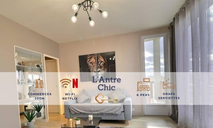 Troyes Apartment | Chic lair | Apartment Terrace Near shops