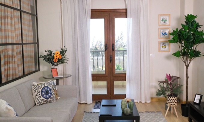 The 5th Settlement Apartment | Chic Urban Escape| 1BR Apt. with all amenities by Ramatan Hospitality.