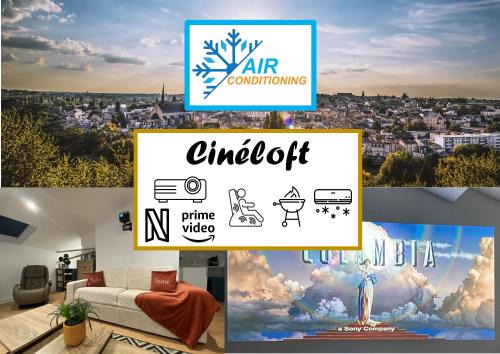 Poitiers Apartment | CINELOFT Gare, Cinema, PS5, Air Conditioning, Massage, Netflix, Prime Video