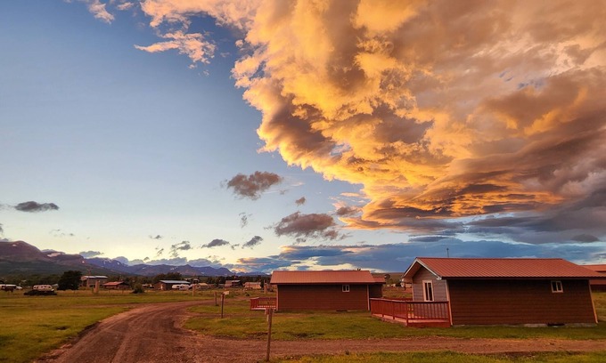 East Glacier Park Village House | Circle R Cabin 7, Private Ranch, Mountain Views