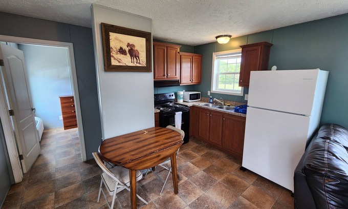 East Glacier Park Village House | Circle R Cabin 8, Private Ranch, Mountain Views