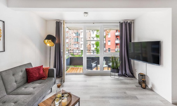 Mitte Apartment | CityOase im Zentrum mit 24-7 Self Check-In, WLAN & Smart TV