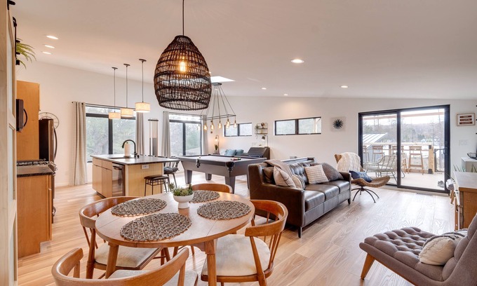 Bellaire House | Clam Lake Vacation Rental w/Deck & Shared Dock!