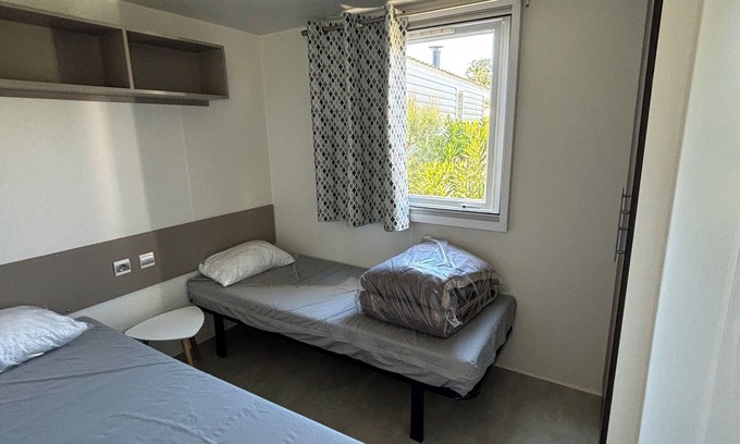 Lege-Cap-Ferret House | Claouey-Location mobilhome Lodge Premium -6 p- Siblu Les Viviers Lège Cap Ferret