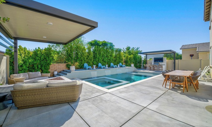 Coachella House | Cloud Nine - Designer style home with an intimate backyard setting